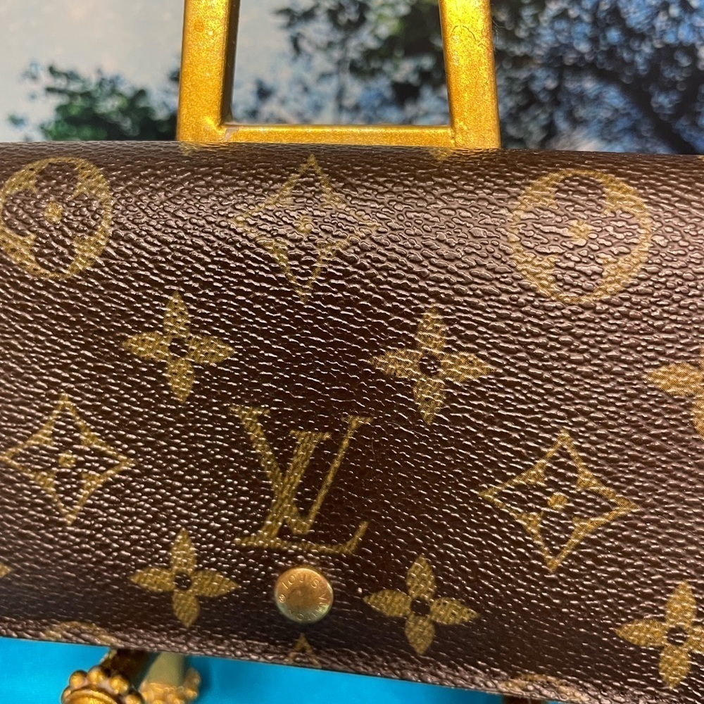 Louis Vuitton Brown Monogram Tressor 80 Wallet EUC - Picture 2 of 14